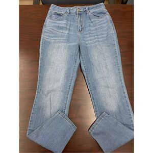 No Boundaries Denim Medium Wash High Rise Skinny Jeans Size 9 Junior